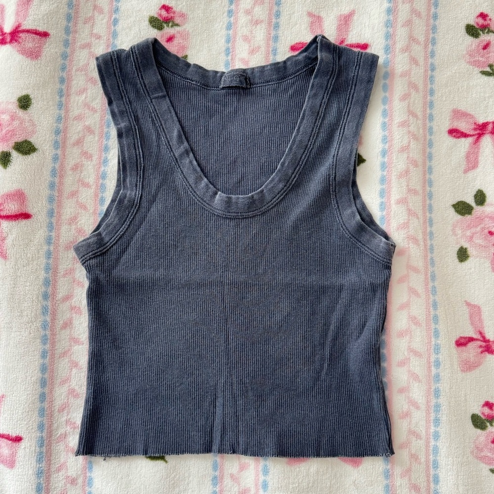 Brandy Melville blue tank top